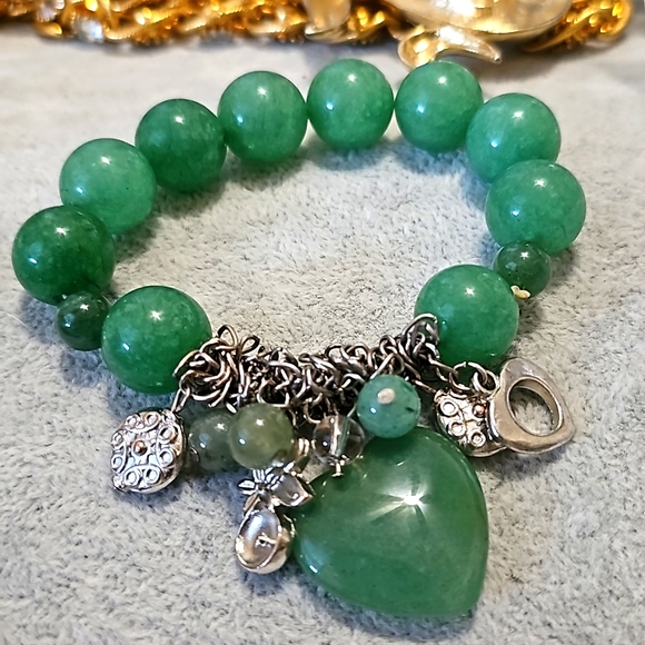 Green Aventurine Quartz Bracelet - Picture 2 of 4